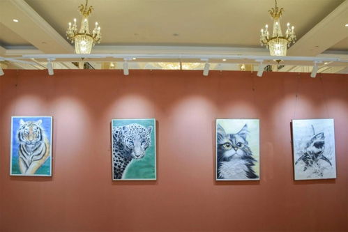 荣成市少儿美术作品展 那香海业主陆伟民中国山水画小品展于文化艺术中心开展